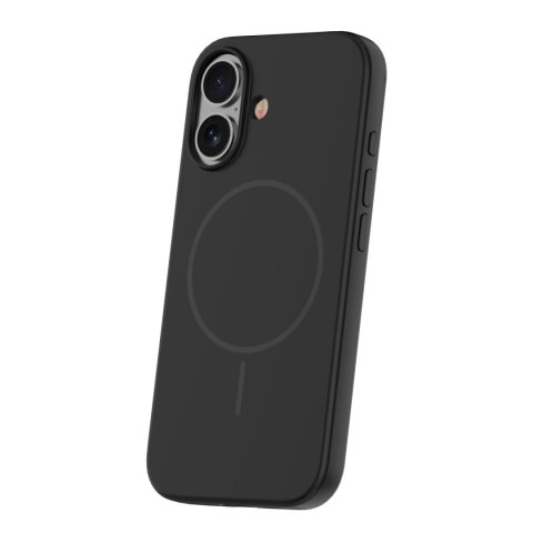 Nakładka Silicone Thin Mag do iPhone 16e / 17e czarna