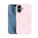 Nakładka Silicone Thin Mag do iPhone 16e / 17e jasnoróżowa