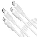 Spigen Kabel DuraSync MFi Lightning 2-Pack 100cm Biały
