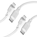 Spigen Kabel DuraSync MFi Lightning 2-Pack 100cm Biały