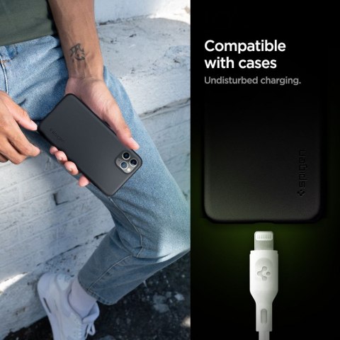 Spigen Kabel DuraSync MFi Lightning 2-Pack 100cm Biały