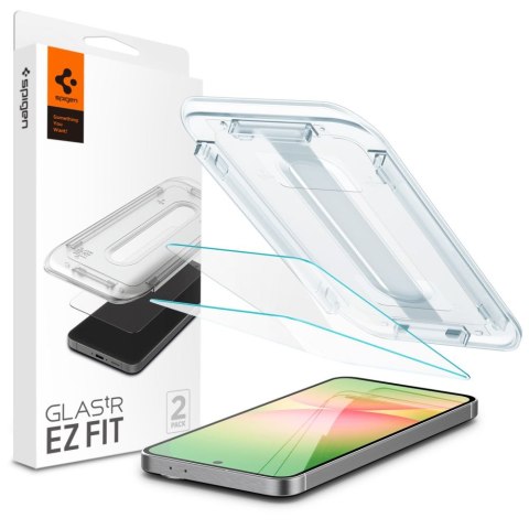 Spigen Szkło hartowane Glas.tR "EZ Fit" 2-Pack do Samsung Galaxy A56 5G / S24 FE Przezroczyste