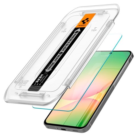 Spigen Szkło hartowane Glas.tR "EZ Fit" 2-Pack do Samsung Galaxy A56 5G / S24 FE Przezroczyste