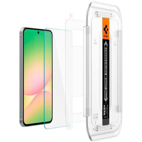 Spigen Szkło hartowane Glas.tR "EZ Fit" 2-Pack do Samsung Galaxy A56 5G / S24 FE Przezroczyste