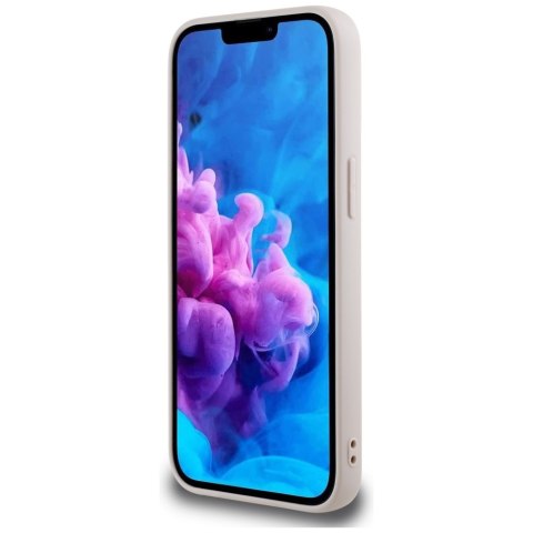 Guess Nakładka HC Fixed Glitter Big 4G do iPhone 16e Różowa