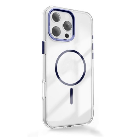 Nakładka Clear Thin Mag do iPhone 12 / 12 Pro 6,1'' niebieska
