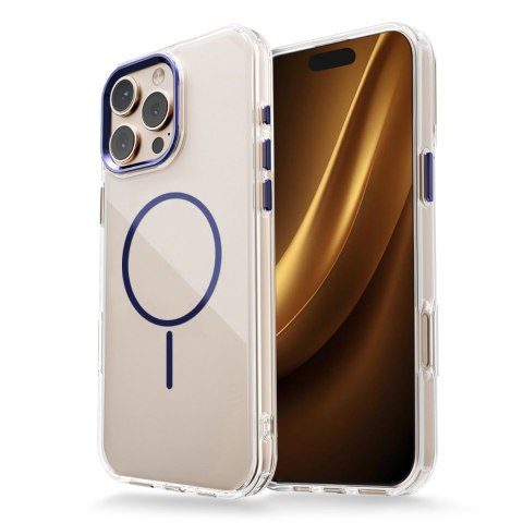 Nakładka Clear Thin Mag do iPhone 14 Pro 6,1" niebieska