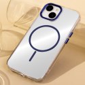 Nakładka Clear Thin Mag do iPhone 14 Pro 6,1" niebieska