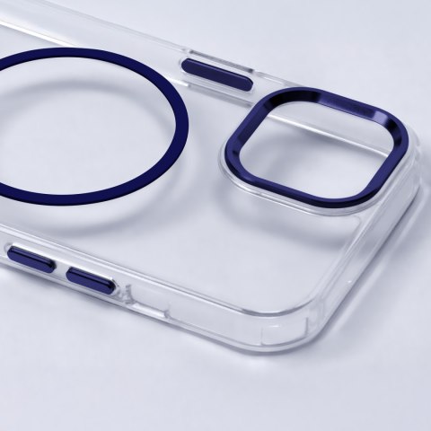 Nakładka Clear Thin Mag do iPhone 14 Pro 6,1" niebieska