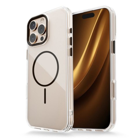 Nakładka Clear Thin Mag do iPhone 16 Pro Max 6,9" czarna