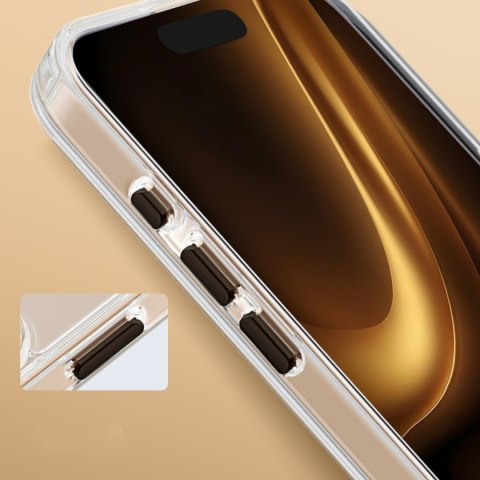 Nakładka Clear Thin Mag do iPhone 16 Pro Max 6,9" czarna