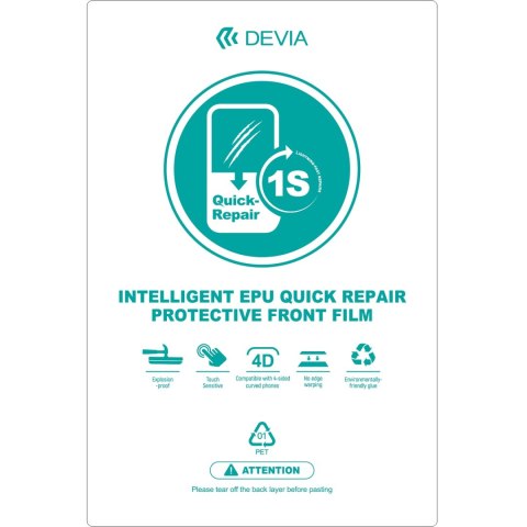 Devia Zestaw folii EPU samoregenerująca do maszyny tnącej 20szt na smartfony na ekran