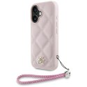Karl Lagerfeld Nakładka HC Quilted PU Initial Logo & Chain Strap do iPhone 16 Różowa