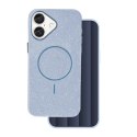 Nakładka Glitter Thin Mag do iPhone 16e / 17e niebieska