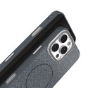 Nakładka Glitter Thin Mag do iPhone 17 6,3" czarna