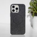 Nakładka Glitter Thin Mag do iPhone 17 Air 6,6" czarna