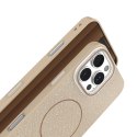 Nakładka Glitter Thin Mag do iPhone 17 Pro Max 6,9" brązowa