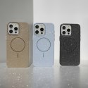 Nakładka Glitter Thin Mag do iPhone 17 Pro Max 6,9" brązowa