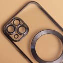 Nakładka Color Chrome Mag do iPhone 17 Air 6,6" czarna