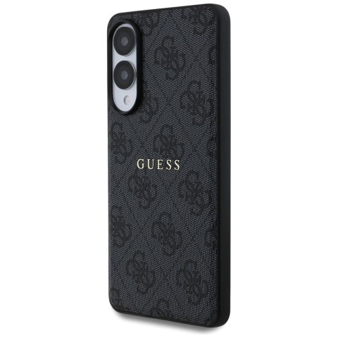 Guess nakładka do Samsung Galaxy S25 Edge HC MAGSAFE PU 4G RING CLASSIC LOGO czarna