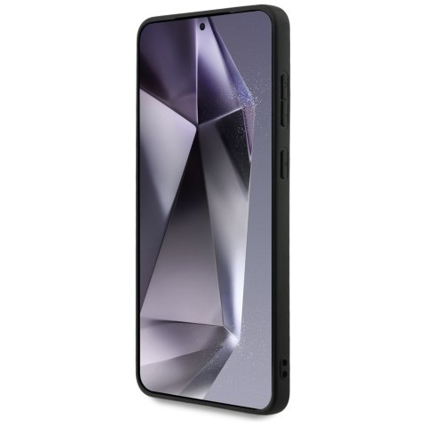 Guess nakładka do Samsung Galaxy S25 Edge HC MAGSAFE PU 4G RING CLASSIC LOGO czarna