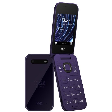Telefon HMD 2660 Flip DS 4G Fioletowy