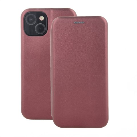 Etui Smart Diva do iPhone 17 Pro 6,3" burgundowe