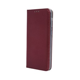 Etui Smart Magnetic do Motorola Moto E15 / G05 burgundowe