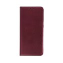 Etui Smart Magnetic do Motorola Moto E15 / G05 burgundowe