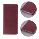 Etui Smart Magnetic do Motorola Moto E15 / G05 burgundowe