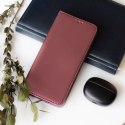 Etui Smart Magnetic do Motorola Moto E15 / G05 burgundowe
