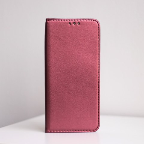 Etui Smart Magnetic do Motorola Moto E15 / G05 burgundowe