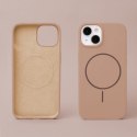 Nakładka Silicone Thin Mag do iPhone 17 6,3" / 18 6,3" brązowa