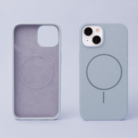Nakładka Silicone Thin Mag do iPhone 17 / 18 6,3" jasnoniebieska