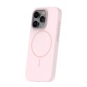 Nakładka Silicone Thin Mag do iPhone 17 Air 6,6" jasnoróżowa