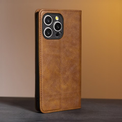 Etui Smart Seam do iPhone 17 Pro Max 6,9" brązowe