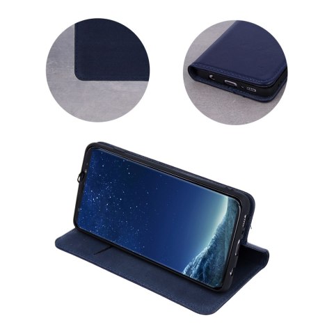 Etui skórzane Smart Pro do iPhone 17 6,3" granatowe