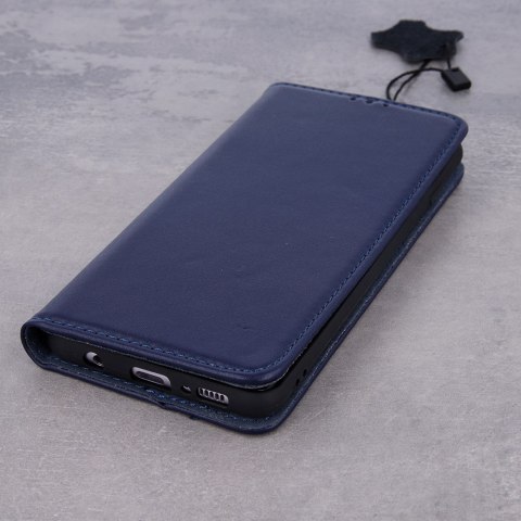 Etui skórzane Smart Pro do iPhone 17 6,3" granatowe