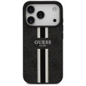 Guess nakładka 4G Printed Stripes MagSafe do iPhone 17 Pro czarna