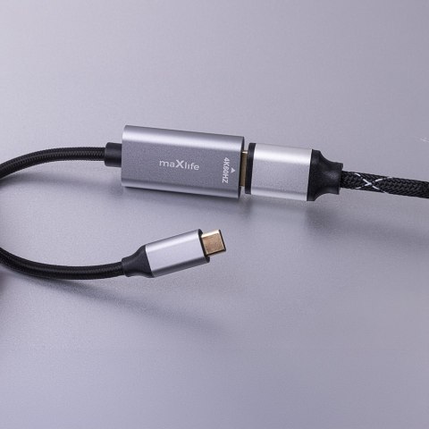 Maxlife adapter MXHC-01 HDMI - USB-C 4K 60HZ czarny