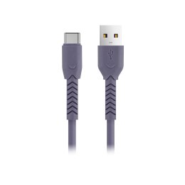 Maxlife kabel MXUC-04 USB - USB-C 1,0 m 3A fioletowy