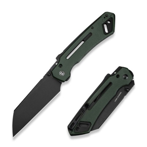 Nóż składany Civivi Buster FG Green Canvas Micarta, Black Stonewashed Nitro-V by Snecx Tan (C24052-3)