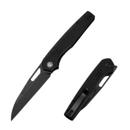 Nóż składany Civivi Guile Black G10, Black Stonewashed 14C28N by Shawn Ashmore (C24062B-1)