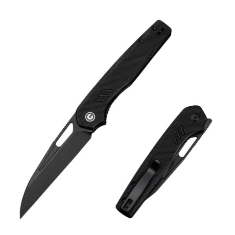 Nóż składany Civivi Guile Black G10, Black Stonewashed 14C28N by Shawn Ashmore (C24062B-1)
