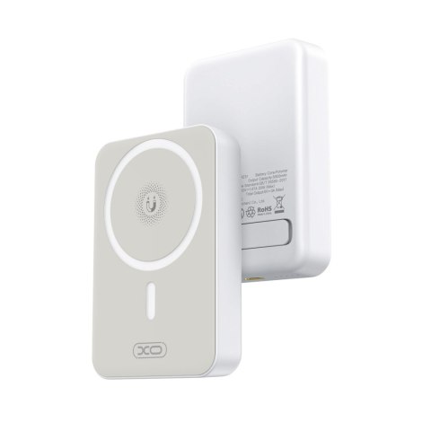 XO power bank magnetyczny PR231 20W 10000mAh biały do MagSafe