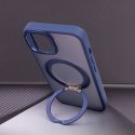 Nakładka Mag Ring Rotating do iPhone 15 Pro Max 6,7" granatowa
