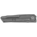 Nóż składany Bestech VK-Kuze Dark Grey Titanium, Dark Bead Blast / Stonewashed MagnaCut by Vulpex Knives (BT2504B)