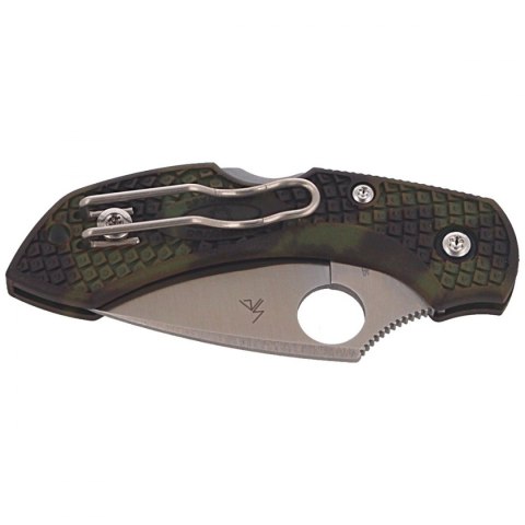 Nóż składany Spyderco Dragonfly 2 FRN Zome Green, Plain VG-10 (C28ZFPGR2)