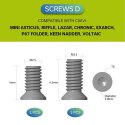 Zestaw śrub do klipsów Civivi, Satin Stainless Steel 10 szt. (CA-12A)