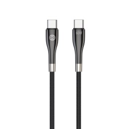 Forever kabel Sleek USB-C - USB-C 2,0 m 60W czarny
